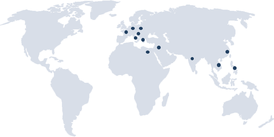 World map pentabase